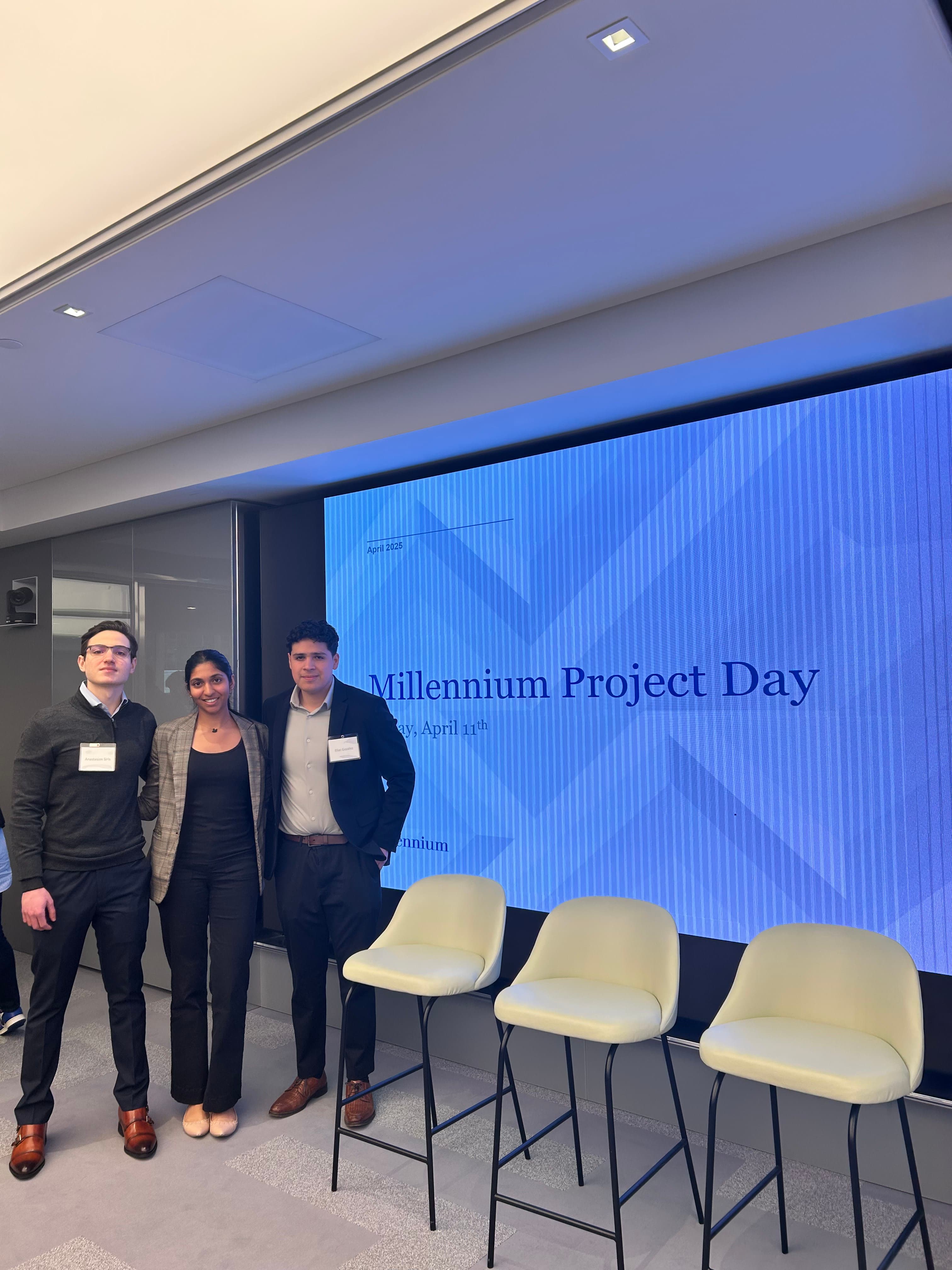 The team at Millennium HQ in New York
